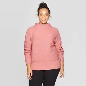 Ava & Viv light pink pullover sweater size 2x